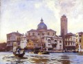 Palazzo Labia und San Geremia Venedig John Singer Sargent